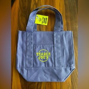 Trader Joe's purple Mini Tote Bag